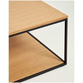 Konferenčný stolík s doskou v dubovom dekore 80x80 cm Yona - Kave Home - Image 2
