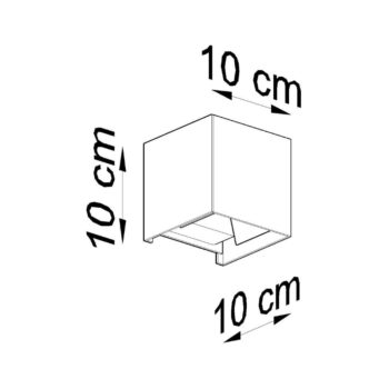 Biele LED nástenné svietidlo Pinio – Nice Lamps - Image 4