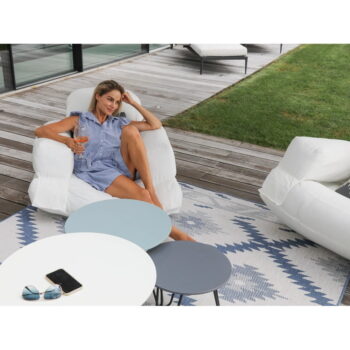 Modro-krémový vonkajší koberec NORTHRUGS Malibu, 170 x 120 cm - Image 9