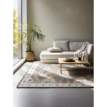 Hnedo-krémový koberec 200x280 cm Terrain – Hanse Home - Image 2
