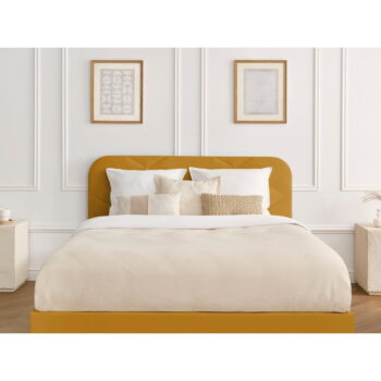 Čalúnená dvojlôžková posteľ s roštom 140x190 cm Prune – Bobochic Paris – Obrázok 11