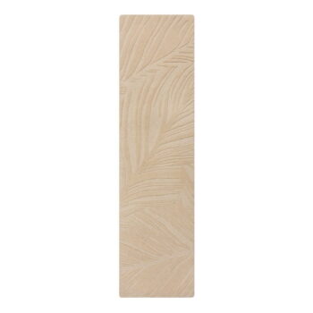 Béžový vlnený koberec behúň 60x230 cm Lino Leaf – Flair Rugs - Image 6
