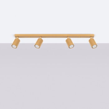 Stropné svietidlo v zlatej farbe 6,5x81 cm Gleam – Nice Lamps - Image 6