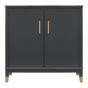 Čierna skrinka 84x84 cm Westerleigh – CosmoLiving by Cosmopolitan