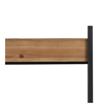 Čierny kovový regál 85x130 cm – Ixia – Obrázok 7