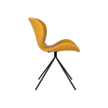 Sada 2 žltých stoličiek Zuiver OMG LL – Obrázok 4