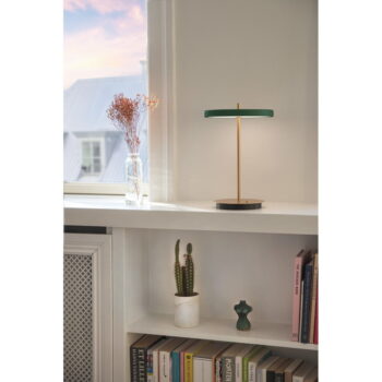 Zelená LED stolová lampa so stmievačom s kovovým tienidlom (výška  31 cm) Asteria Move – UMAGE - Image 4