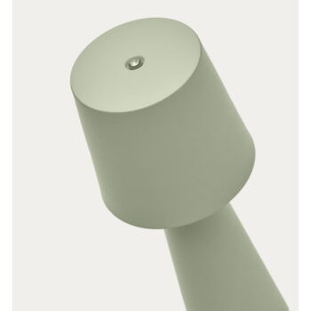 LED stmievateľná stolová lampa v mentolovej farbe s kovovým tienidlom (výška 25 cm) Arenys – Kave Home - Image 3