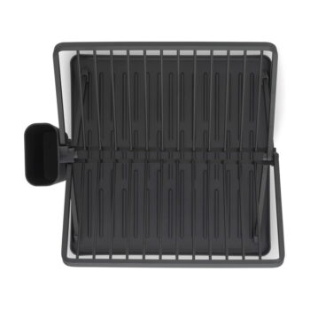 Tmavosivý kovový dvojposchodový odkvapkávač 37x33 cm – Brabantia - Image 7