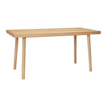 Jedálenský stôl v dekore duba v prírodnej farbe 80x160 cm Herringbone – Hübsch