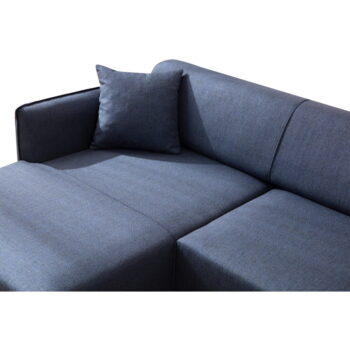 Modrá rohová pohovka  Belissimo, ľavý roh – Balcab Home - Image 7