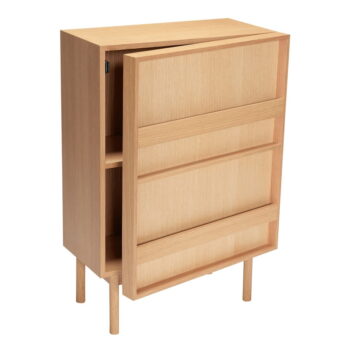 Skrinka v dekore duba v prírodnej farbe 48x90 cm Forma – Hübsch – Obrázok 4