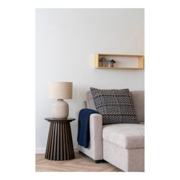 Krémová stolová lampa s textilným tienidlom (výška 46,5 cm) Bilby – House Nordic - Image 2