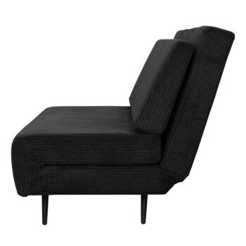 Antracitovosivá menčestrová rozkladacia pohovka 140 cm Mallory – Støraa - Image 7