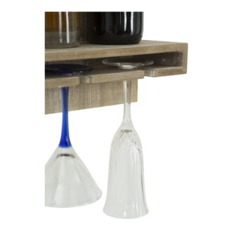 Nástenný držiak na fľašky a poháre Mauro Ferretti Bar, 76 × 34 cm – Obrázok 4