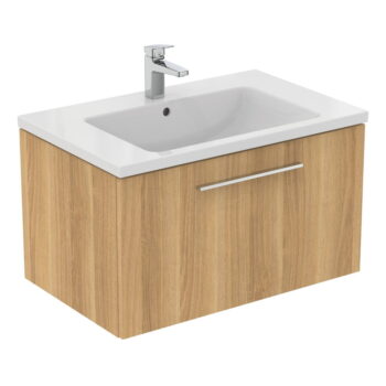 Závesná skrinka pod umývadlo v dekore duba v prírodnej farbe 80x44 cm i.Life B – Ideal Standard - Image 7