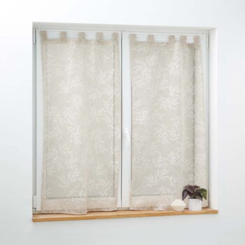 Svetlohnedé voálové záclony v súprave 2 ks 60x90 cm Karla – douceur d'intérieur - Image 3