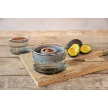 Sklenená klíčiaca miska ø 14 cm Avocado – Esschert Design - Image 4
