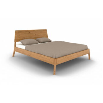 Dvojlôžková posteľ z dubového dreva v prírodnej farbe 140x200 cm Twig – The Beds