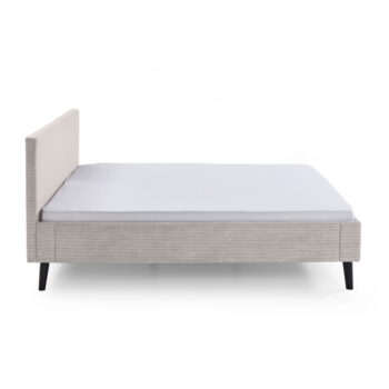 Béžová čalúnená dvojlôžková posteľ 180x200 cm Avola – Meise Möbel - Image 5