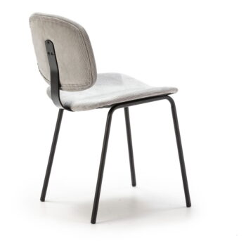 Sivé jedálenské stoličky v súprave 2 ks Arus – Marckeric – Obrázok 5