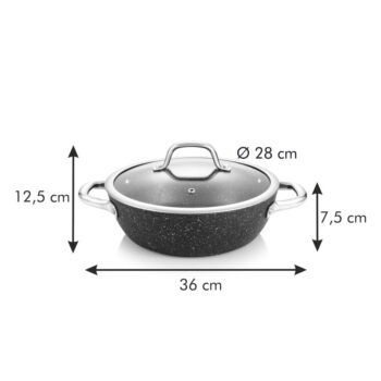 Panvica s pokrievkou ø 28 cm President – Tescoma - Image 2