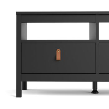 Čierny TV stolík 151x54 cm Madrid – Tvilum - Image 6
