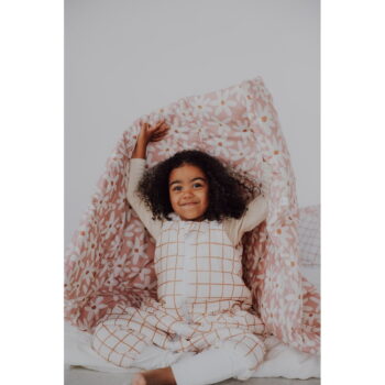 Ružová súprava do postieľky Blush Daisies – Malomi Kids – Obrázok 7