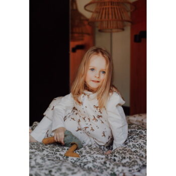 Zelená/krémovobiela súprava do postieľky Green Floral – Malomi Kids – Obrázok 2
