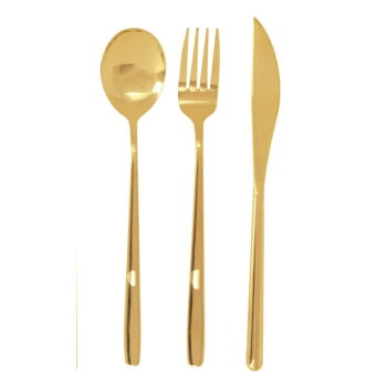 Antikoro príbor v zlatej farbe 6 ks Mimo – Premier Housewares - Image 2