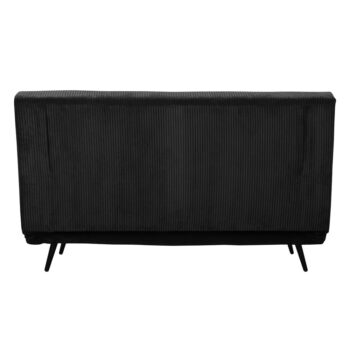 Antracitovosivá menčestrová rozkladacia pohovka 140 cm Mallory – Støraa - Image 8