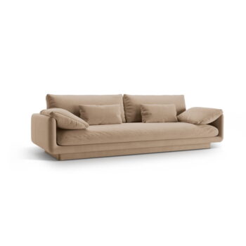 Béžová pohovka z textílie bouclé 250 cm Torino – Micadoni Home - Image 2