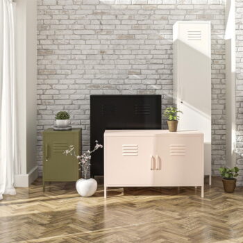 Khaki kovová skrinka 79x100x39 cm Bradford – Støraa - Image 2