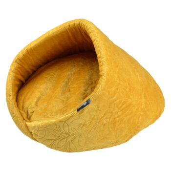 Kukaň pre mačku v horčicovej farbe ø 50 cm – Love Story – Obrázok 6