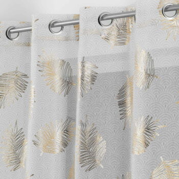 Záclona v béžovej a zlatej farbe 140x280 cm Sunny – douceur d'intérieur – Obrázok 2