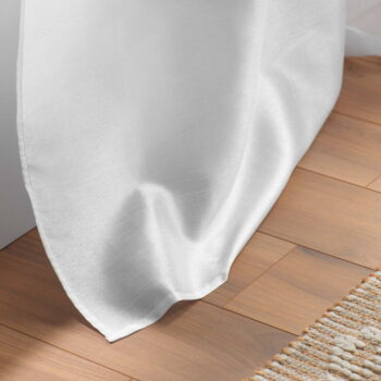 Biely saténový záves 140x240 cm Shana – douceur d'intérieur - Image 5