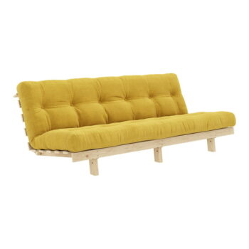 Žltá menčestrová pohovka 200 cm Lean – Karup Design - Image 2