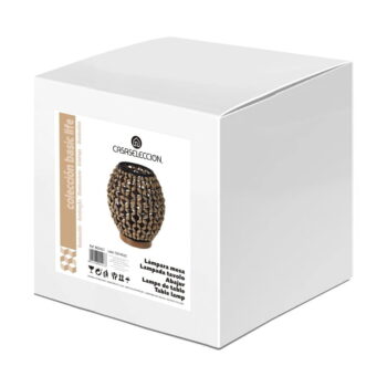 Čierna prírodná stolová lampa (výška 23 cm) Natural Way – Casa Selección – Obrázok 4