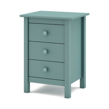 Detský nočný stolík z borovicového dreva v petrolejovomodrej farbe Max - Marckeric – Obrázok 5