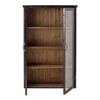 Čierna vitrína z jedľového dreva 81x122 cm Hazem – Bloomingville – Obrázok 3