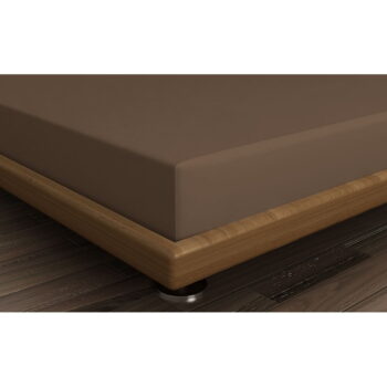 Hnedá napínacia bavlnená plachta 140x200 cm – Mijolnir – Obrázok 2