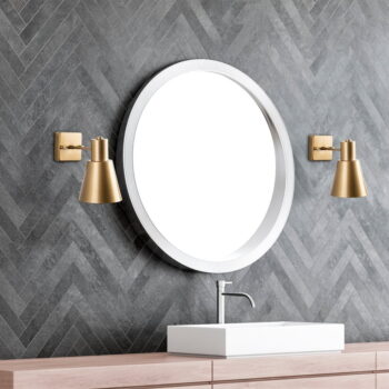 Nástenné svietidlo v zlatej farbe ø 14 cm Funnel – Opviq lights - Image 4