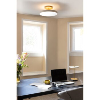 Biele LED stropné svietidlo s kovovým tienidlom ø 43 cm Asteria Up – UMAGE - Image 2