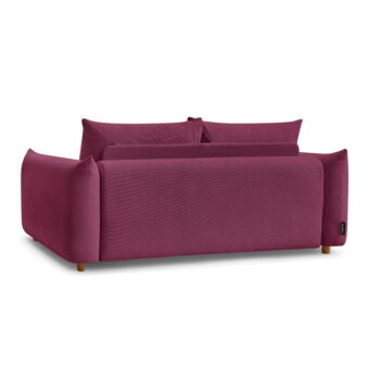 Vínová rozkladacia pohovka 214 cm Ernest – Bobochic Paris - Image 10