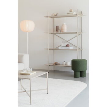 Béžový regál 120x180 cm Marcio – White Label - Image 3