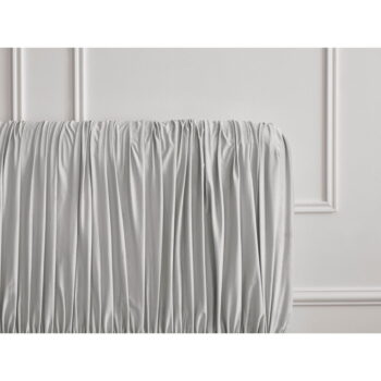 Sivá čalúnená dvojlôžková posteľ s úložným priestorom s roštom 180x200 cm Blair – Bobochic Paris – Obrázok 11