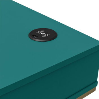 Zelený pracovný stôl CosmoLiving by Cosmopolitan Camila – Obrázok 5