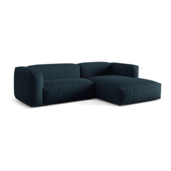 Tmavomodrá modulárna rohová pohovka (pravý roh) Martina – Micadoni Home - Image 3