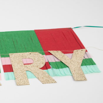 Girlanda s vianočným motívom Mery Christmas – Meri Meri – Obrázok 3