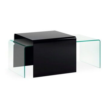 Sklenený odkladací stolík 60x60 cm Burano – Kave Home – Obrázok 3
